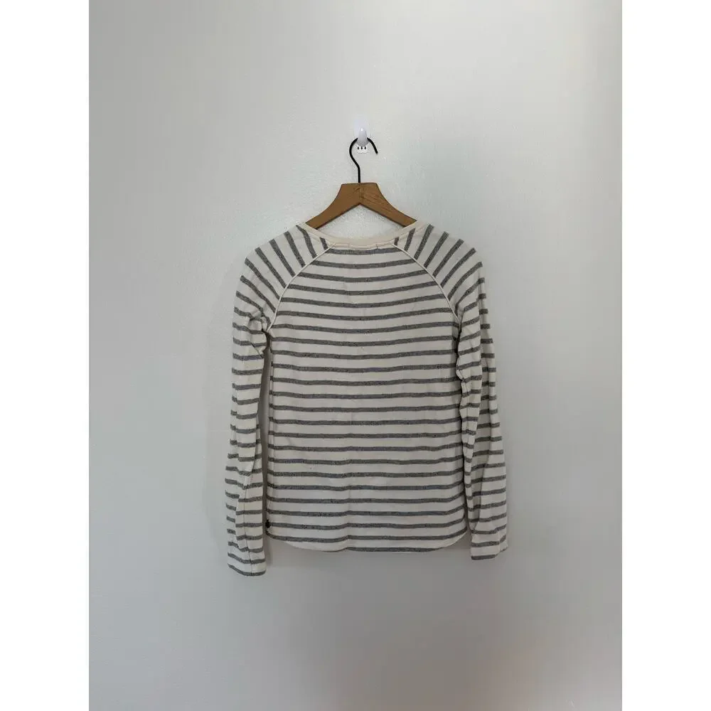 Scotch & Soda Women's Blue Stripe Pullover Sweater Cotton Size XS